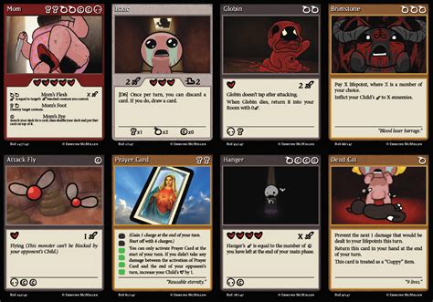 binding of isaac rules card